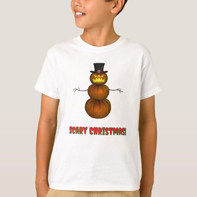 Frighty der Kürbismann T-Shirt (Vorderseite)