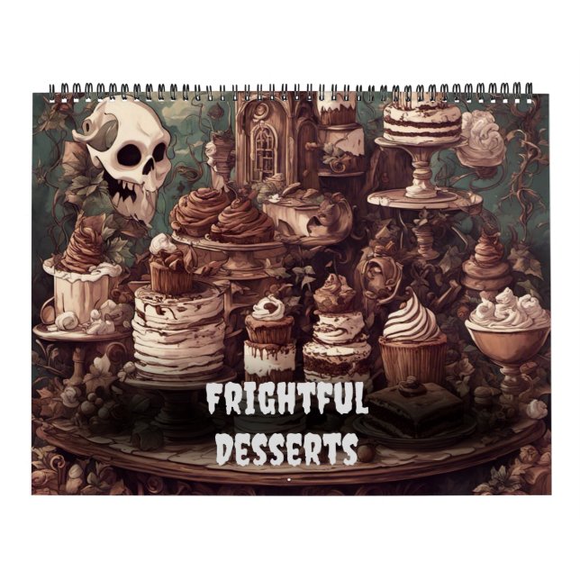 Frigiöse Desserts von Ivy and Bat Gothic Art Kalender (Titelbild)