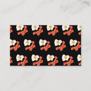 Frigs Bacon Frühstück Liebhaber von Feinschmecke Visitenkarte