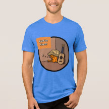 Frijole Frog Siesta Herren Blaues T-Shirt
