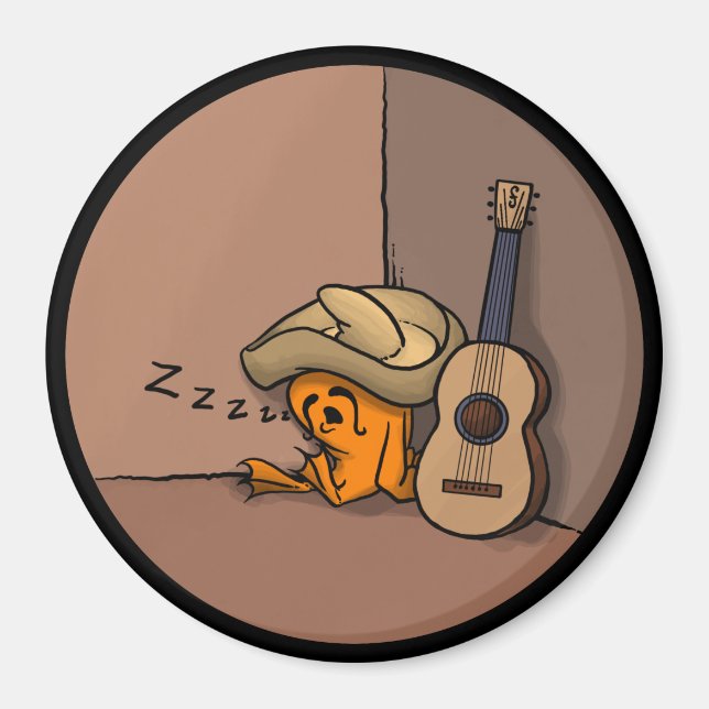 Frijole Frog Siesta Magnet (Vorne)