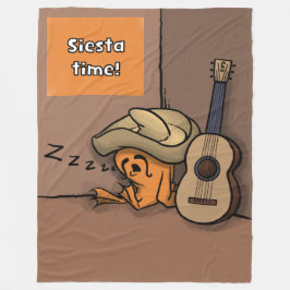 Frijole-Frosch-Siesta-Großdecke Fleecedecke