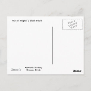 Frijoles Negros / Schwarze Bohnen Postkarte