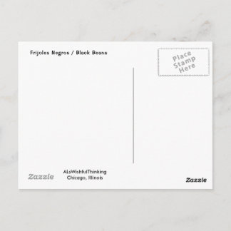 Frijoles Negros / Schwarze Bohnen Postkarte