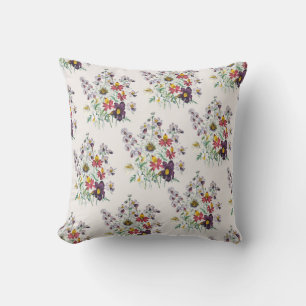 Fringeflowers und Velvet Trompeten Blumen Kissen