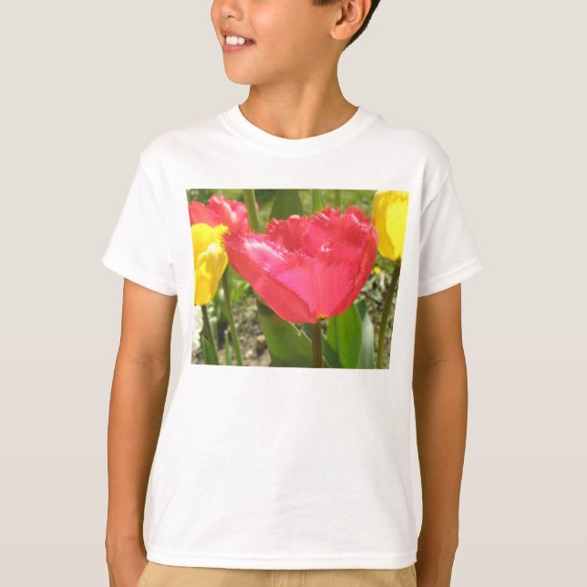 Frington Tulips Kinder T Shirt (Vorderseite)