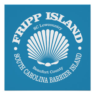 Fripp Island (Seashell) Poster
