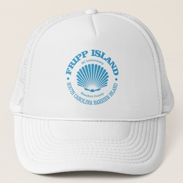 Fripp Island (Seashell) Truckerkappe (Vorderseite)