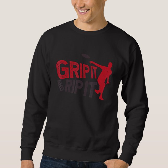 Frisbee Disk Golf für Disk Golfer Sweatshirt (Vorderseite)