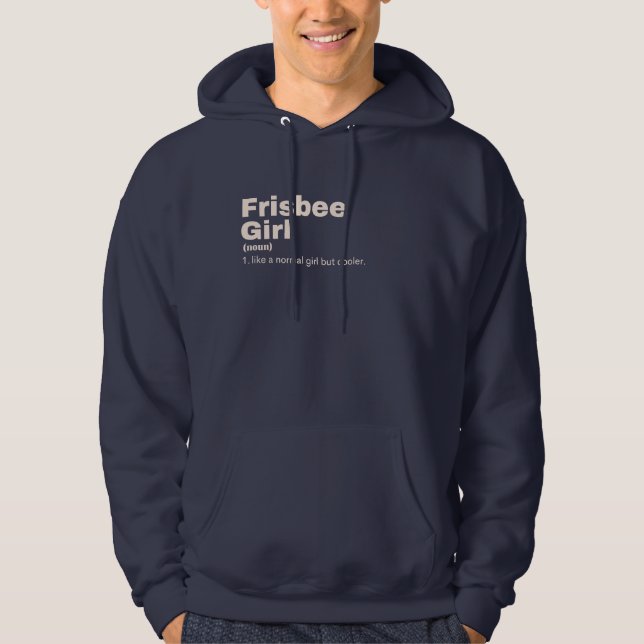 Frisbee Girl - Frisbee Hoodie (Vorderseite)