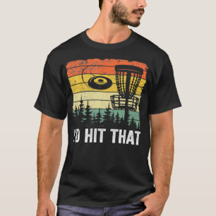 Frisbee Golf Basket Funny Disc Golf Vintag ich Hal T-Shirt
