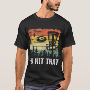 Frisbee Golf Basket Funny Disc Golf Vintag ich Hal T-Shirt