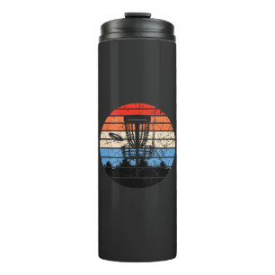 Frisbee Golf Disc Golf Retro Thermosbecher