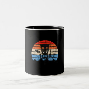 Frisbee Golf Disc Golf Retro Zweifarbige Tasse