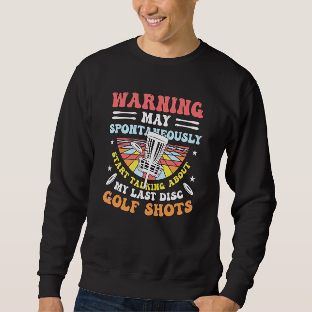 Frisbee Golf Disk Golf Golf Sweatshirt (Vorderseite)