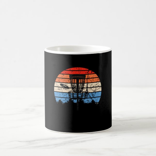 Frisbee Golf Disk Golf Retro Kaffeetasse (Mittel)
