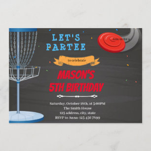 Frisbee Golf Einladung