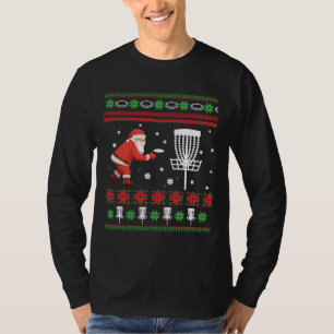 Frisbee Golf Ugly Christmas Sweater T-Shirt