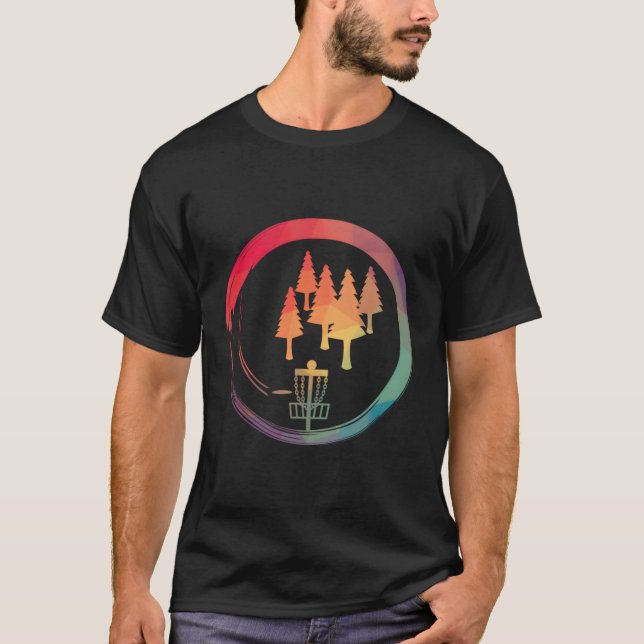 Frisbee Golfer Disk Golf Basket T-Shirt (Vorderseite)