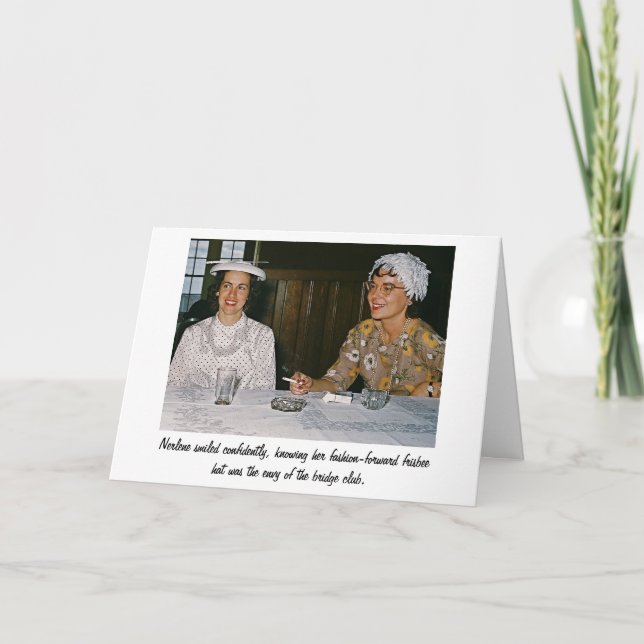 Frisbee-Hut Karte (Vorderseite)