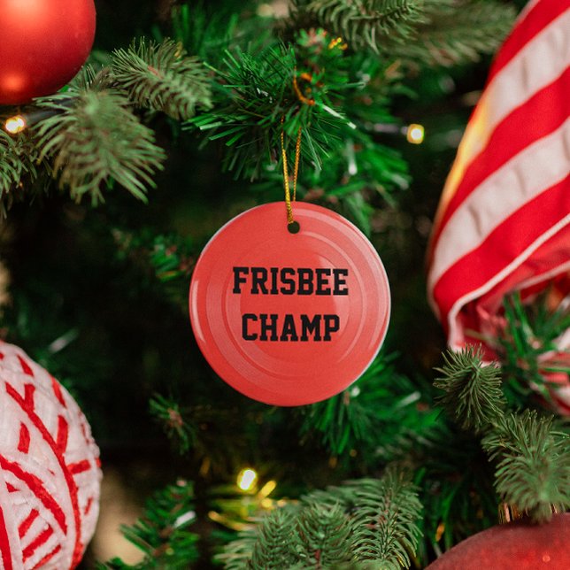 Frisbee Lover Personalisiertes Ornament (Von Creator hochgeladen)