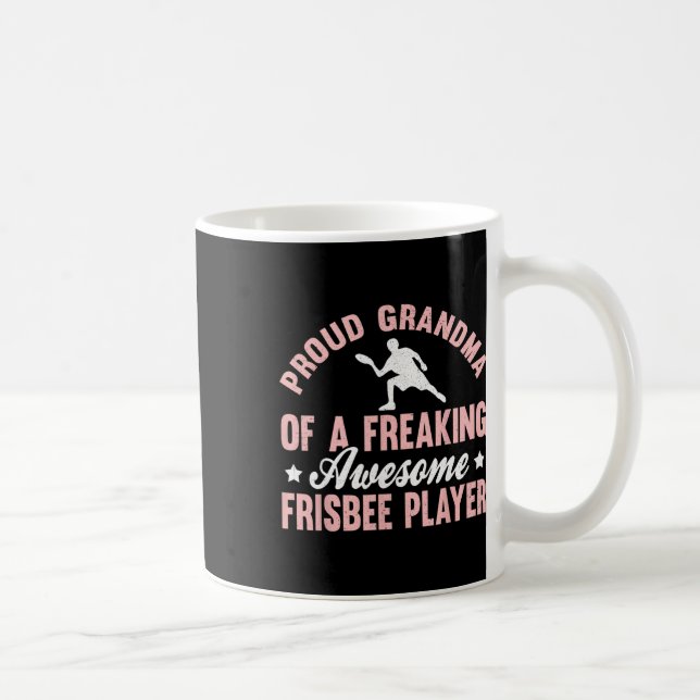 Frisbee Player Ultimate Frisbee Disc Golf Grandma  Kaffeetasse (Rechts)