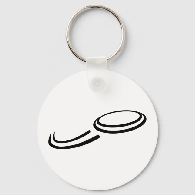 Frisbee Schlüsselanhänger (Vorderseite)