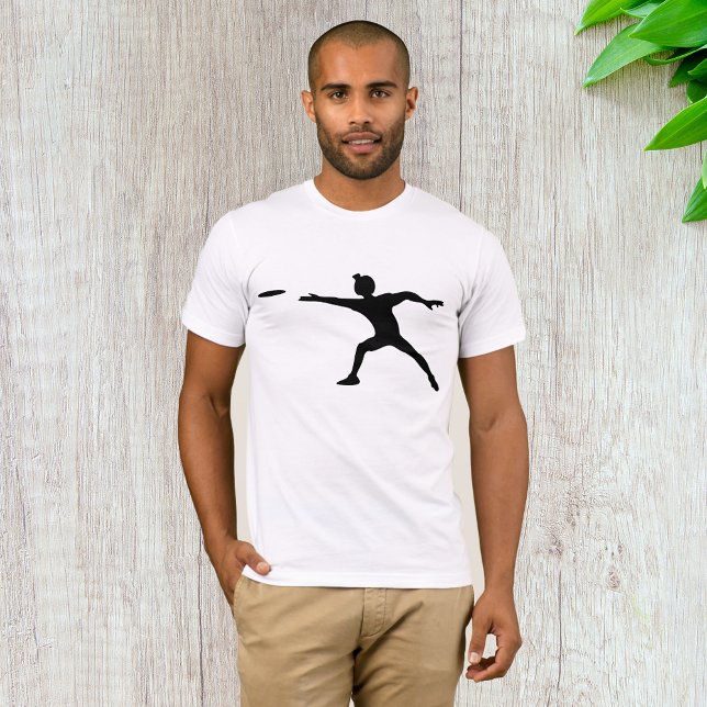 Frisbee Silhouette Mens T - Shirt (Von Creator hochgeladen)