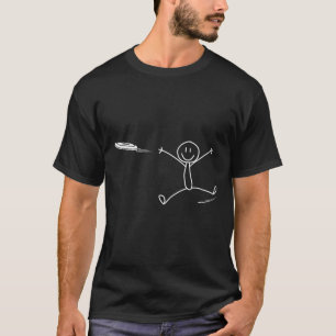 Frisbee Stickman Disc Golf Lustiges Ultimate Frisb T-Shirt
