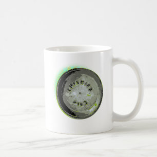 Frisbee-Torten-Zinn-Erdfarben Tasse