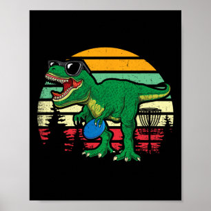 Frisbees Dino Niedlich T Rex Dinosaurier Kids Boys Poster
