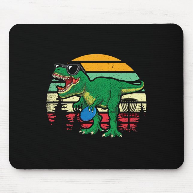 Frisbees Dino Süßer T Rex Dinosaurier Kinder Junge Mousepad (Vorne)