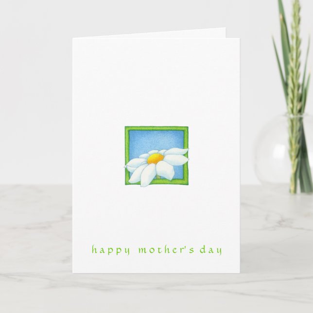 Frisch als Muttertagskarte Karte (Vorderseite)