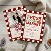 Frisch auf dem Markt Karierter Junggesellinnenabsc