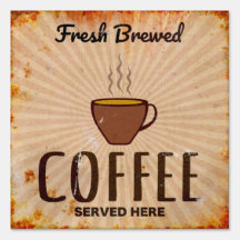 Frisch gebrüht Kaffee