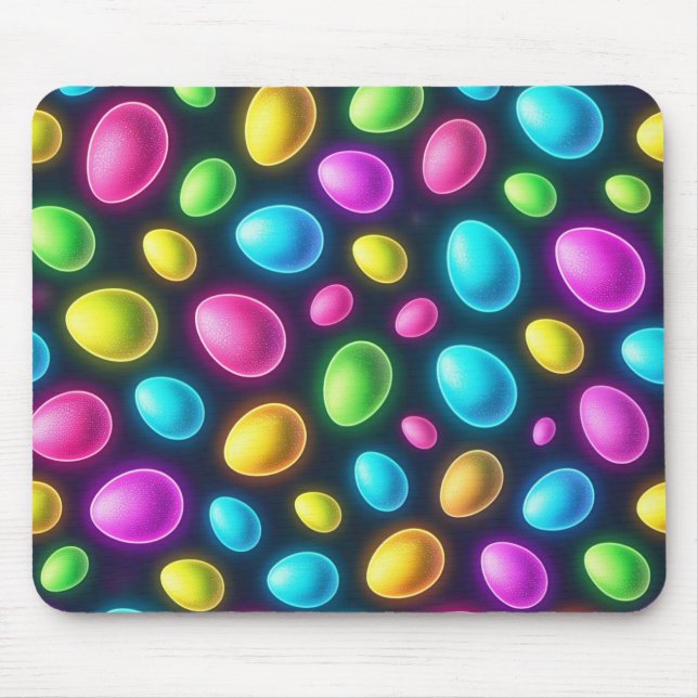 Frisch gefärbtes Ostereier/Frühjahr Mousepad (Vorne)