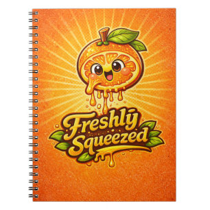 Frisch gepresst - Fruchtig Feeling - Foodie Freund Notizblock