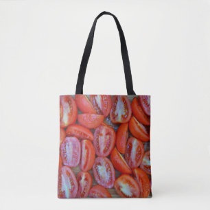 frisch geschnittene Tomaten