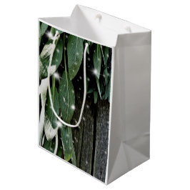 Frisch geschnittener Sage Barn-wood Twinkle Lights Mittlere Geschenktüte