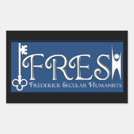 FRISCH RECHTECKIGER AUFKLEBER