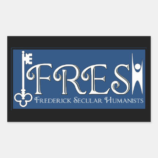 FRISCH RECHTECKIGER AUFKLEBER