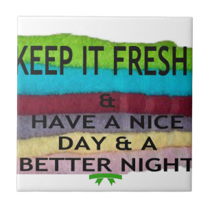 Frisch und sauber: Farbenbruch für einen Neubeginn Fliese