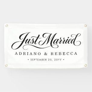 Frisch Vermählt Auto Banner