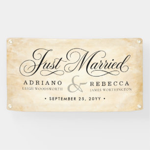 Frisch Vermählt Auto Banner