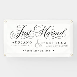 Frisch Vermählt Auto Banner