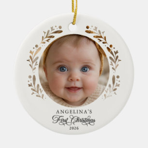 Frisch Vermählt & Glücklich Neuvermählte Erstes We Keramik Ornament