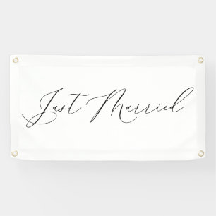 Frisch Vermählt Hochzeits-Abschieds-Auto-Banner-Sc Banner