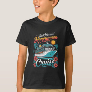 Frisch Vermählt Hochzeitsreise Passende Kreuzfahrt T-Shirt