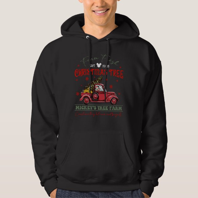 frisch vom Hof Weihnachtsbaum2 Hoodie (Vorderseite)