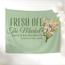Frisch vom Markt Banner Maßgeschneidert Sie ist fr Wandteppich